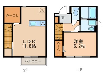 間取図 リヴェール元中野