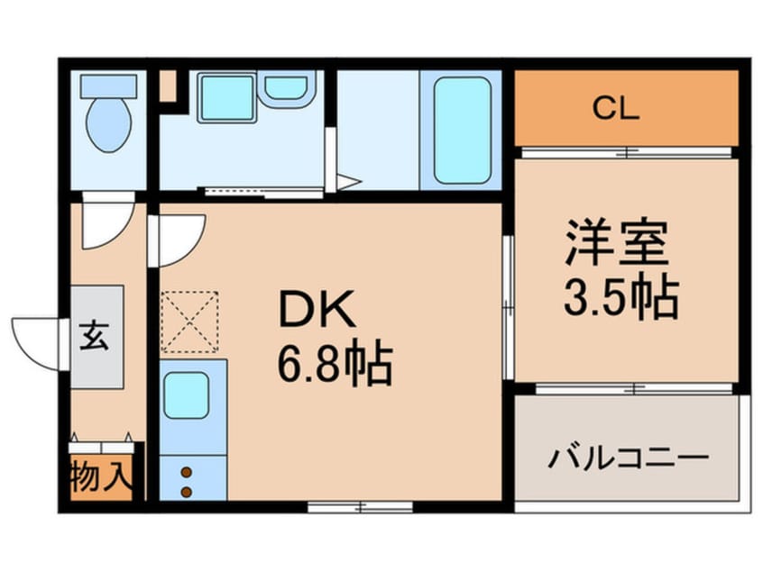 間取図 ハーモニーテラス新守町