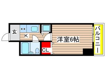 間取図 ﾗｲｵﾝｽﾞﾏﾝｼｮﾝ橦木（605）