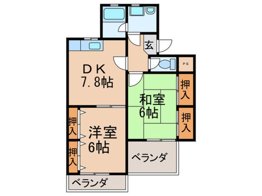 間取図 サンファミリア長久手1