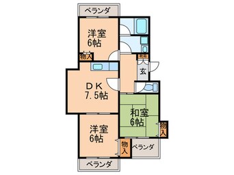 間取図 サンファミリア長久手1