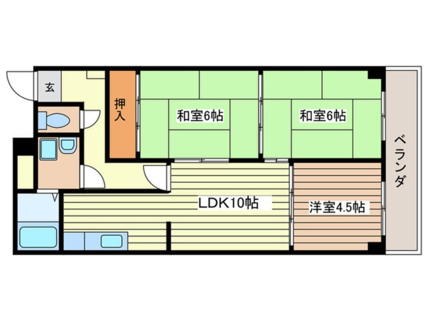 間取図 レジデンス泉