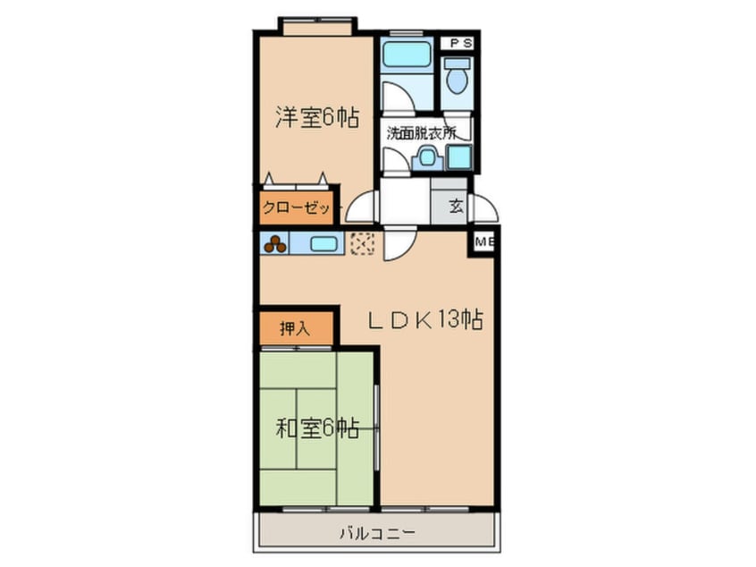 間取図 グリ－ンロワ－ル