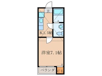 間取図 グレシャスコ－ト