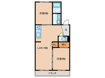 間取図 コ－ポい菱