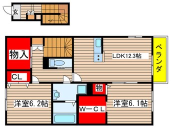 間取図 ルーチェ　B棟