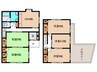 奥町剱光寺戸建 5DKの間取り