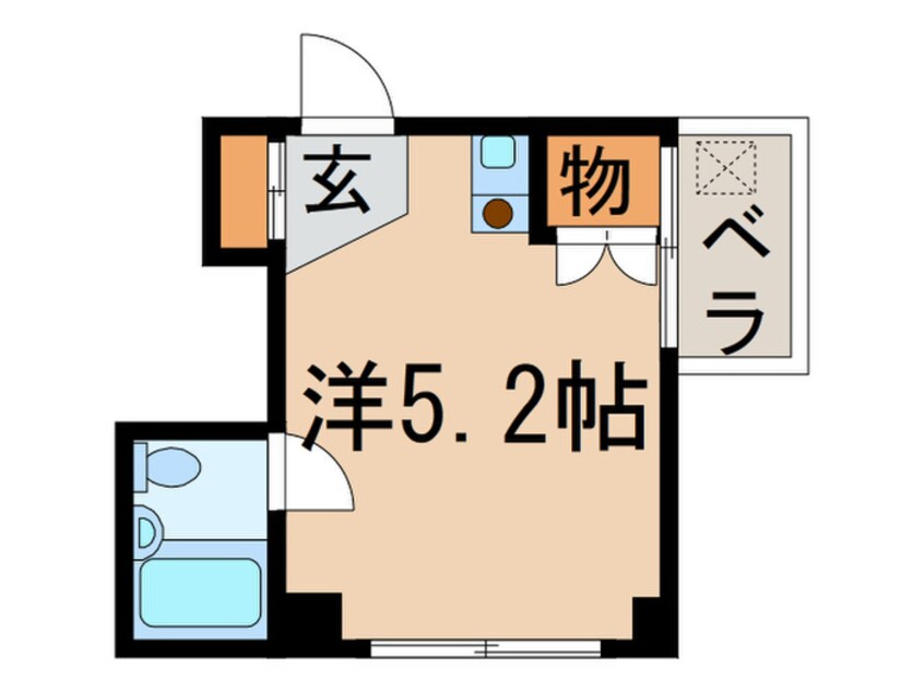 間取図 ヴィラカレッジ６