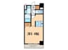プレサンス名古屋城前(506) 1Rの間取り