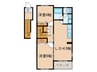 エクセルⅡさつき 2LDKの間取り