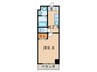 M.HOUSEⅠ 1Kの間取り