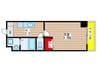 M.HOUSEⅠ 1Kの間取り
