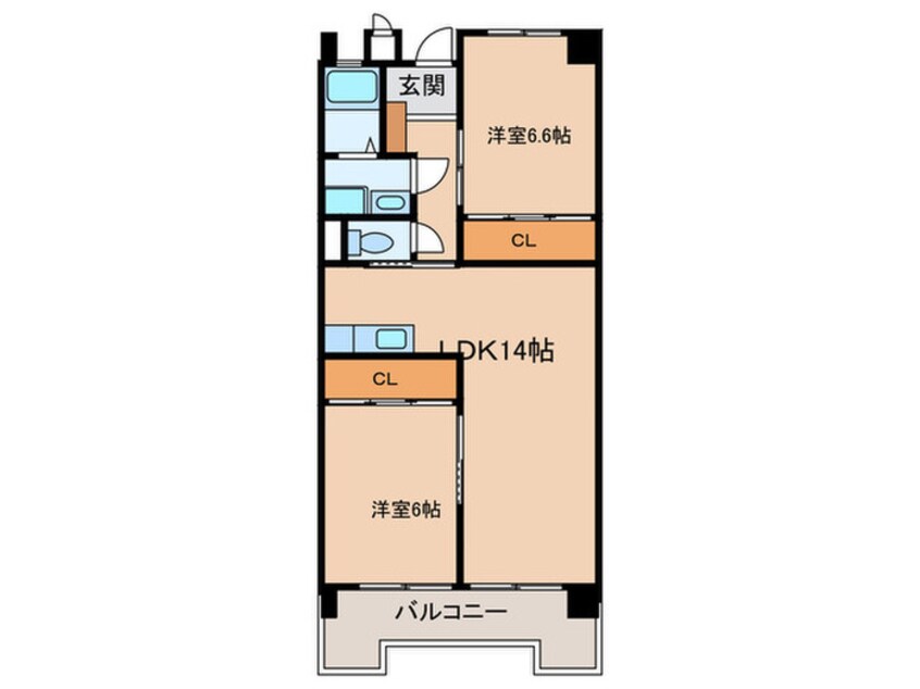 間取図 ウインザＫ＆Ｙ