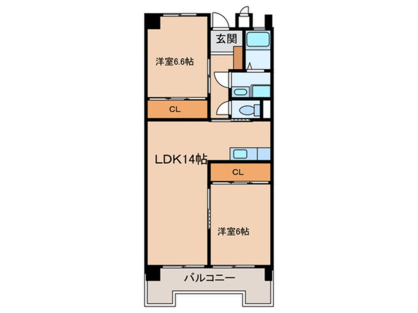 間取図 ウインザＫ＆Ｙ