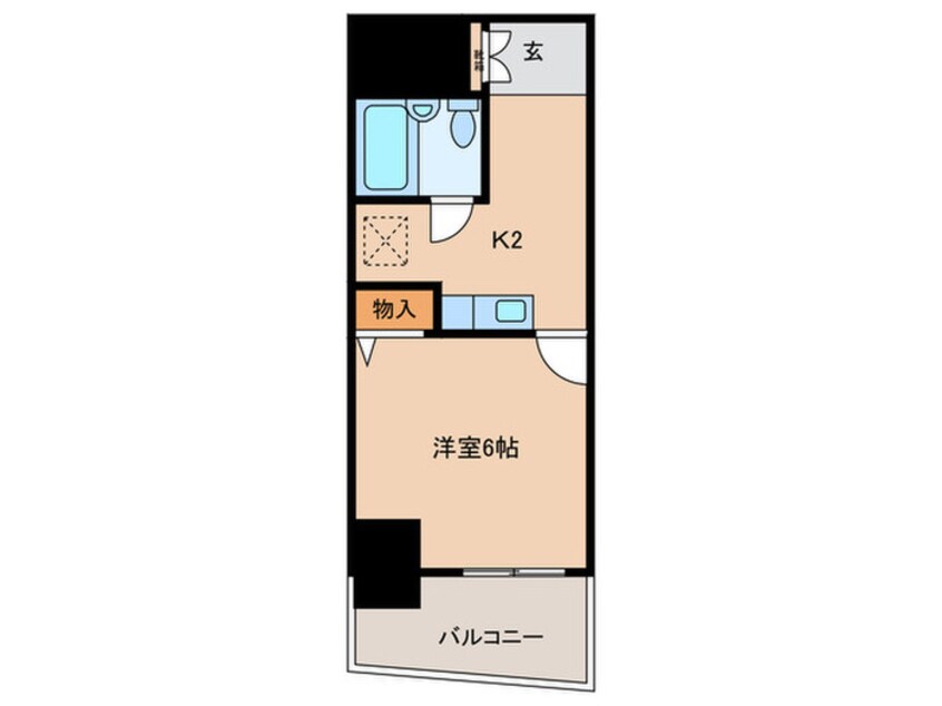 間取図 ライオンズマンション新栄(1101)