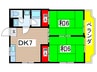 レジデンス光和１０２ 2DKの間取り