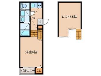 間取図 ハーモニーテラス栄生