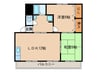 花の木農住団地小野ハイツＡ 2LDKの間取り