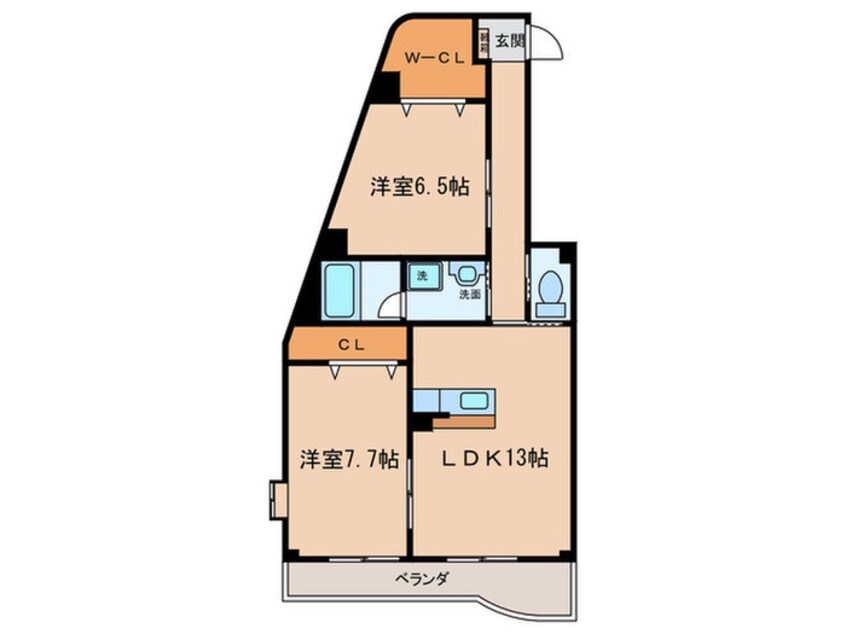 間取図 ファミーユ戸田