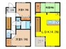 八社2-140KODATEX Ⅰ A棟 3LDKの間取り