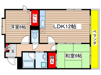 間取図 ハピネス原