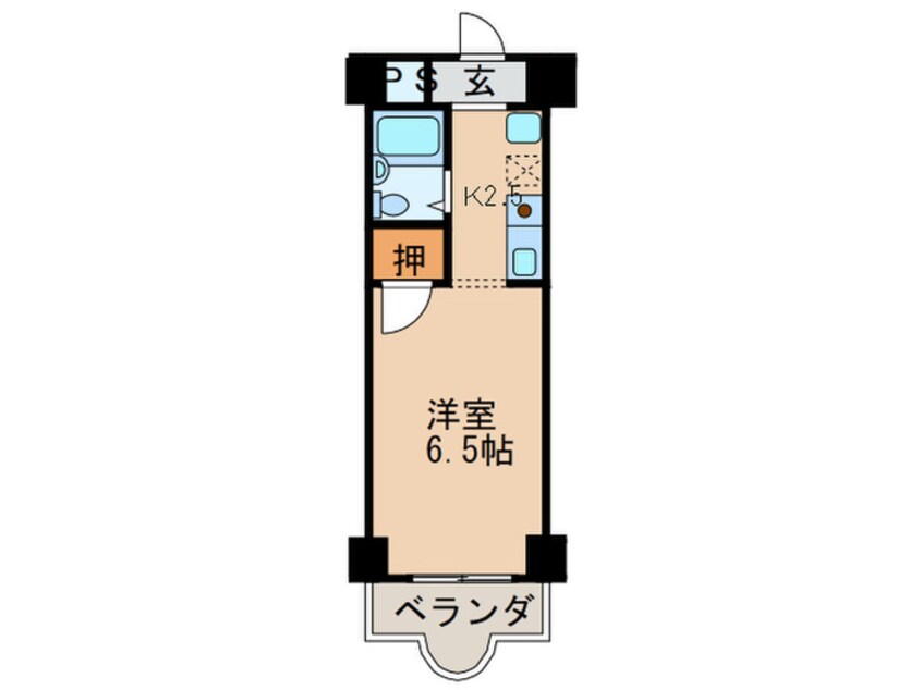 間取図 クレールショウワ２