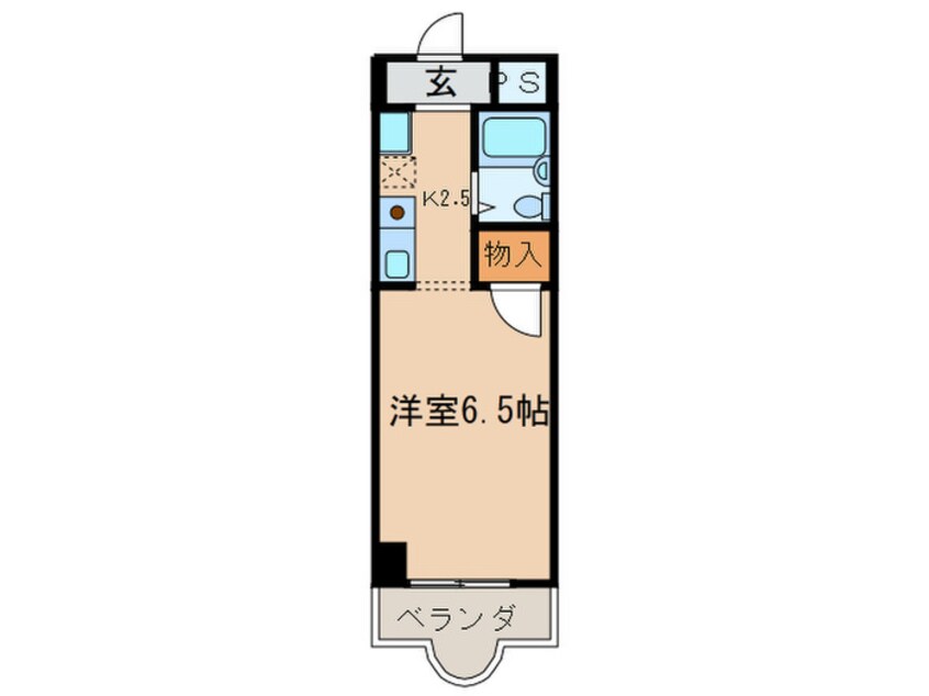 間取図 クレールショウワ２
