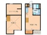 アーク本陣 1Rの間取り