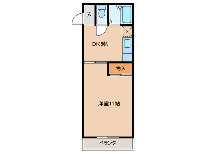 間取図 エブリワン西棟