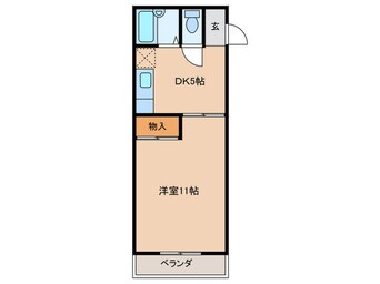 間取図 エブリワン西棟