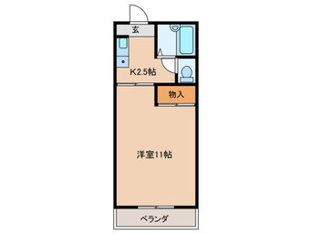 間取図 エブリワン西棟