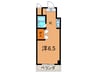 シティパルナゴヤ 1Kの間取り