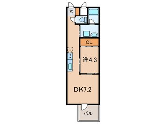 間取図 Casa Largo 岩倉