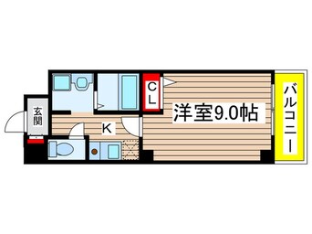 間取図 Ｓｔｕｄｉｏ　ナディア