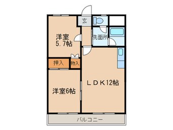 間取図 中切ハイム