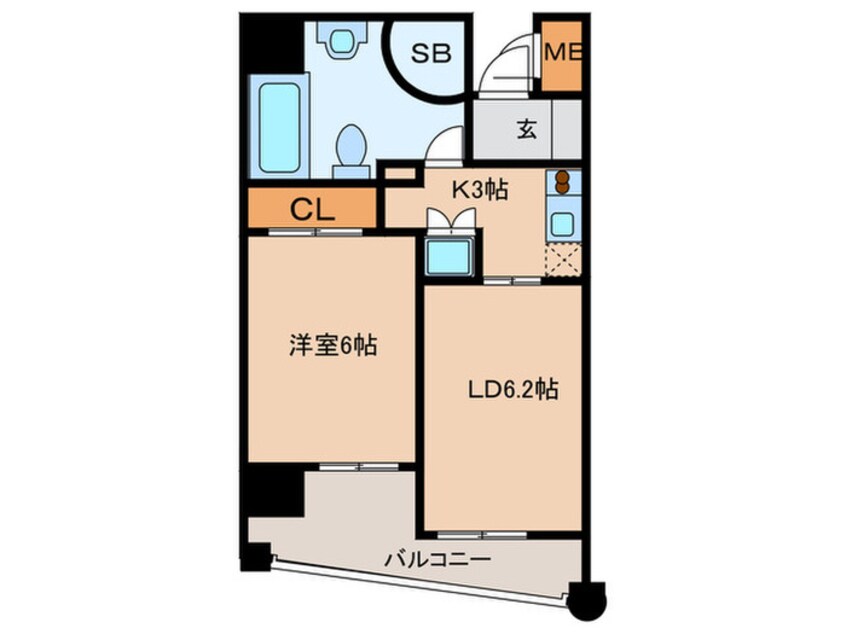 間取図 レインボ－ピア八熊