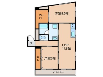 間取図 八幡マンション