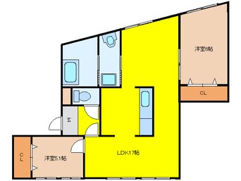 間取図 八幡マンション