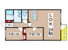 石川橋ガ－デンプラザ 2LDKの間取り
