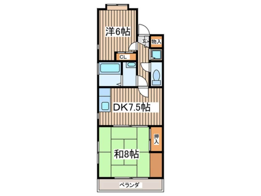間取図 スバルコニシ