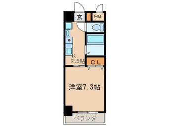 間取図 リヴェ－ル白壁