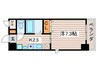 リヴェ－ル白壁 1Kの間取り