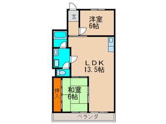 間取図 ハイツ白山