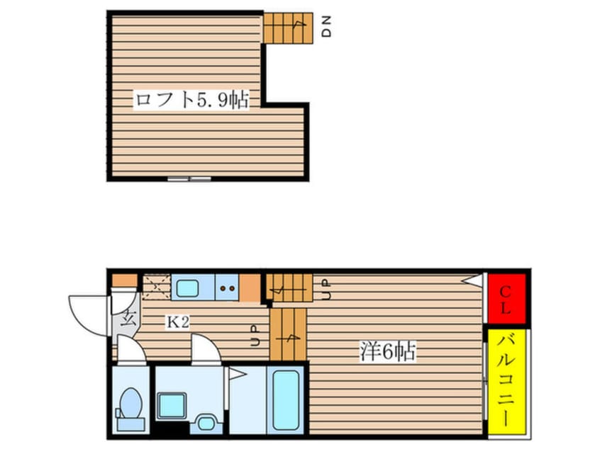 間取図 アヴェルタージュみずほ
