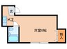 ユーシャンブル 1Kの間取り