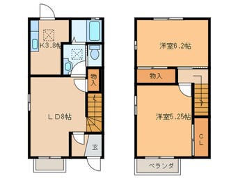 間取図 グレース大島　C棟