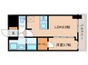 アドバンス名古屋シュテルン 1LDKの間取り