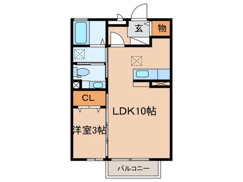 間取図 レセンテＡ