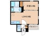 Cherim中村公園Ⅲ 1LDKの間取り