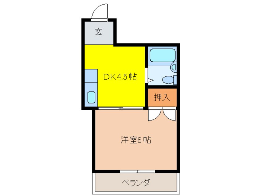 間取図 プチメゾン二葉